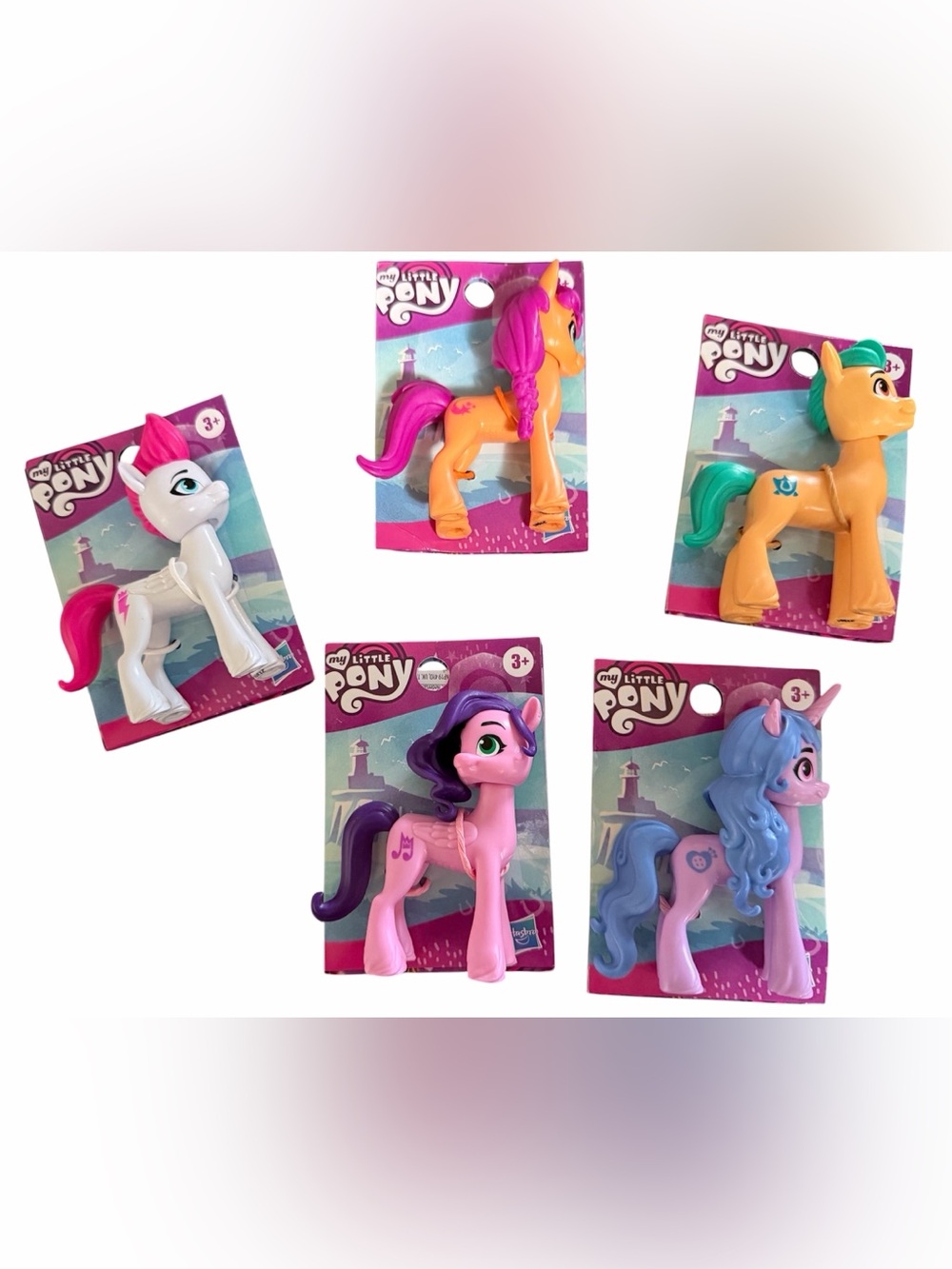 My Little Pony A New Generation Movie Friends 3” Figure Complete Set Of 5 New